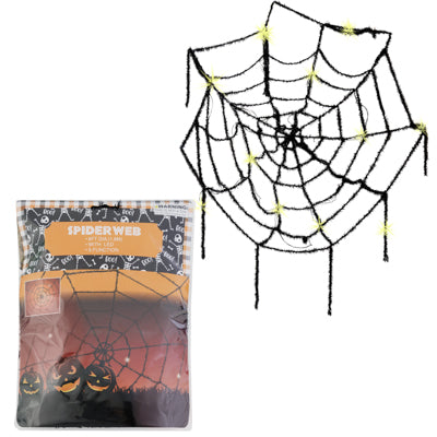 Spider Web Giant W/lights 6ft 2-cr1220 Batteries Included 3-function Pb W/in Use Insert Card