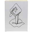 5" x 7" MDF Box Silhouette Whisper Decor
