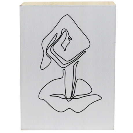 5" x 7" MDF Box Silhouette Whisper Decor