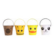 5.2'' x 4.5" Tin Buckets in Assorted Animal Face Designs