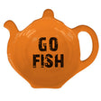 Tea Bag Holder 12pc Pdq 4.25x3.25in Go Fish Melamine