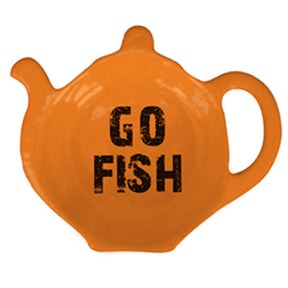 Tea Bag Holder 12pc Pdq 4.25x3.25in Go Fish Melamine