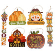 Harvest Wall Hanging Plaques 6ast Mdf/label