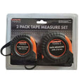 2 Pack 25 FT and 16 FT Measuring Tape Set
