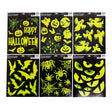 Window Cling Halloween Glow In The Dark 6ast 11.75 X 14.75in