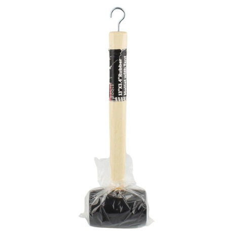 Rubber Mallet with Tent Peg Remover Hook