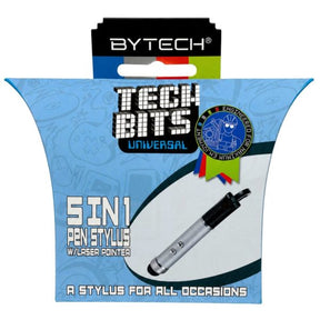 Tech Bits 5-in-1 Stylus Pen Laser Pointer