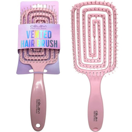 Celavi Vented Detangling Brush In Pink