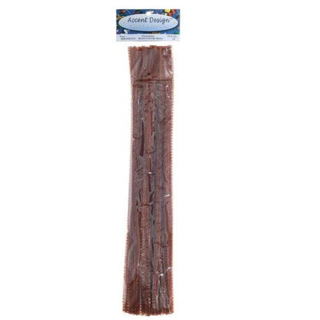 Petersen Arne 25 Count Brown Chenille 12" Stems