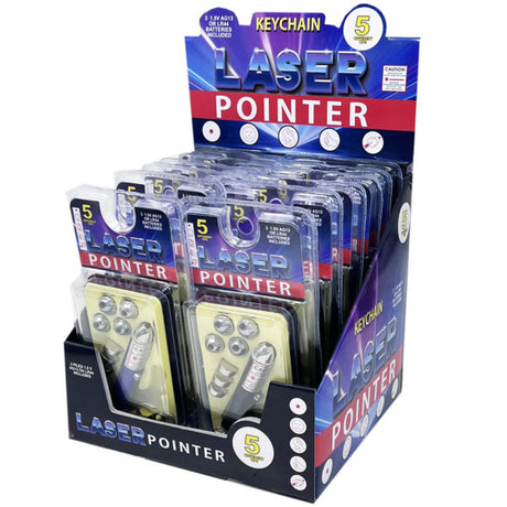 5-Head Laser Pointer Countertop Display