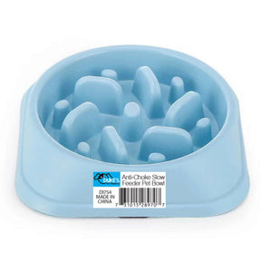 Anti-Choke Slow Feeder Pet Bowl