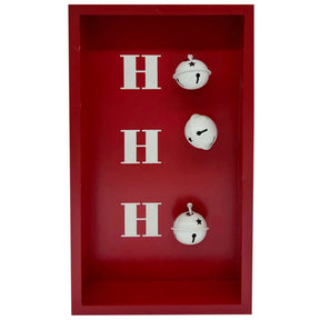 10" Jingle Bell Ho Ho Ho Tabletop Sign