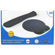 Everlasting Comfort Ergonomic Memory Foam Mouse Pad and Wrist Support Set