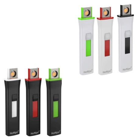 Hot Tips Rechargeable Electric Heated Coil Lighter in Assorted Colors