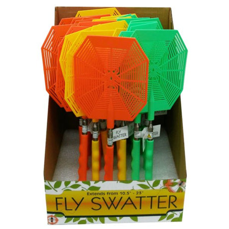 Telescopic Fly Swatter in Countertop Display