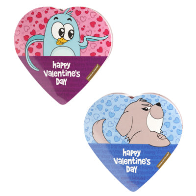 Valentine Candy Cheeky 2.0 Oz Chocolate Heart Box Pdq
