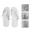 Women's Plain White Flip Flop Sandals