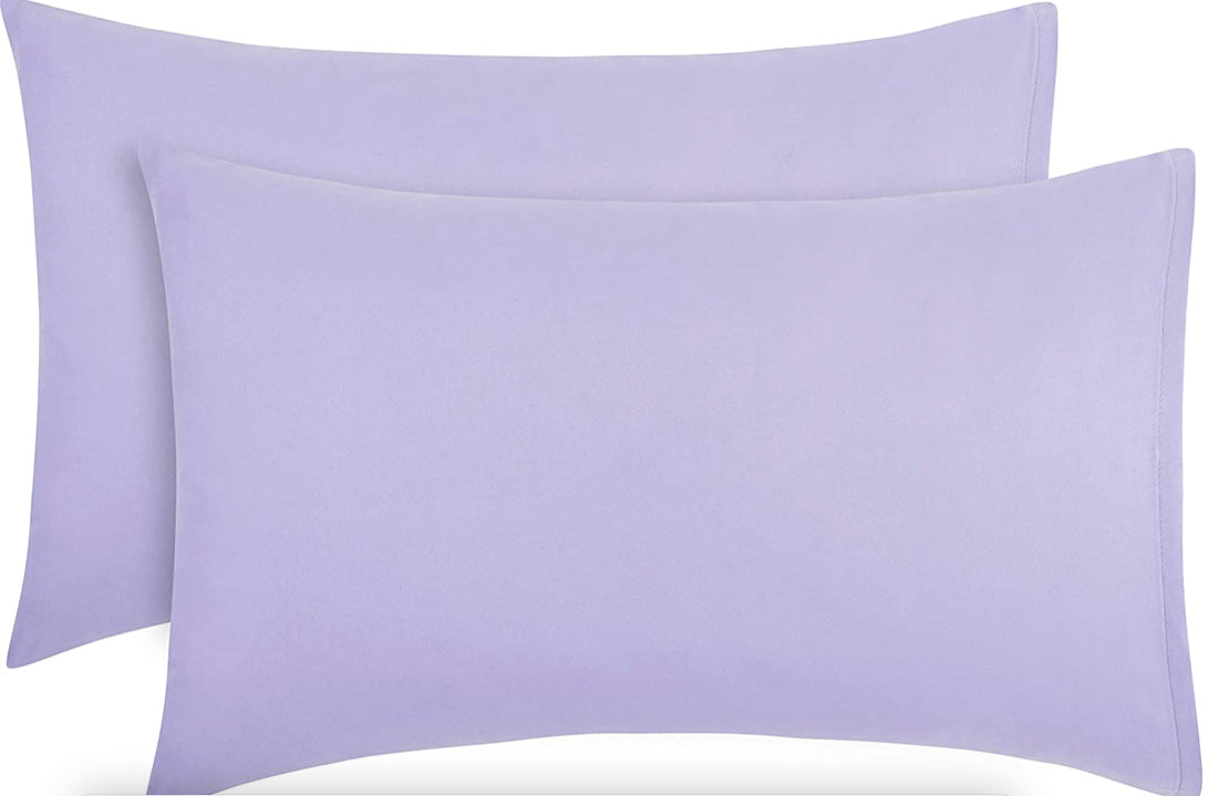 Toddler Travel Pillowcases - Solid Lavender - 2-Pack