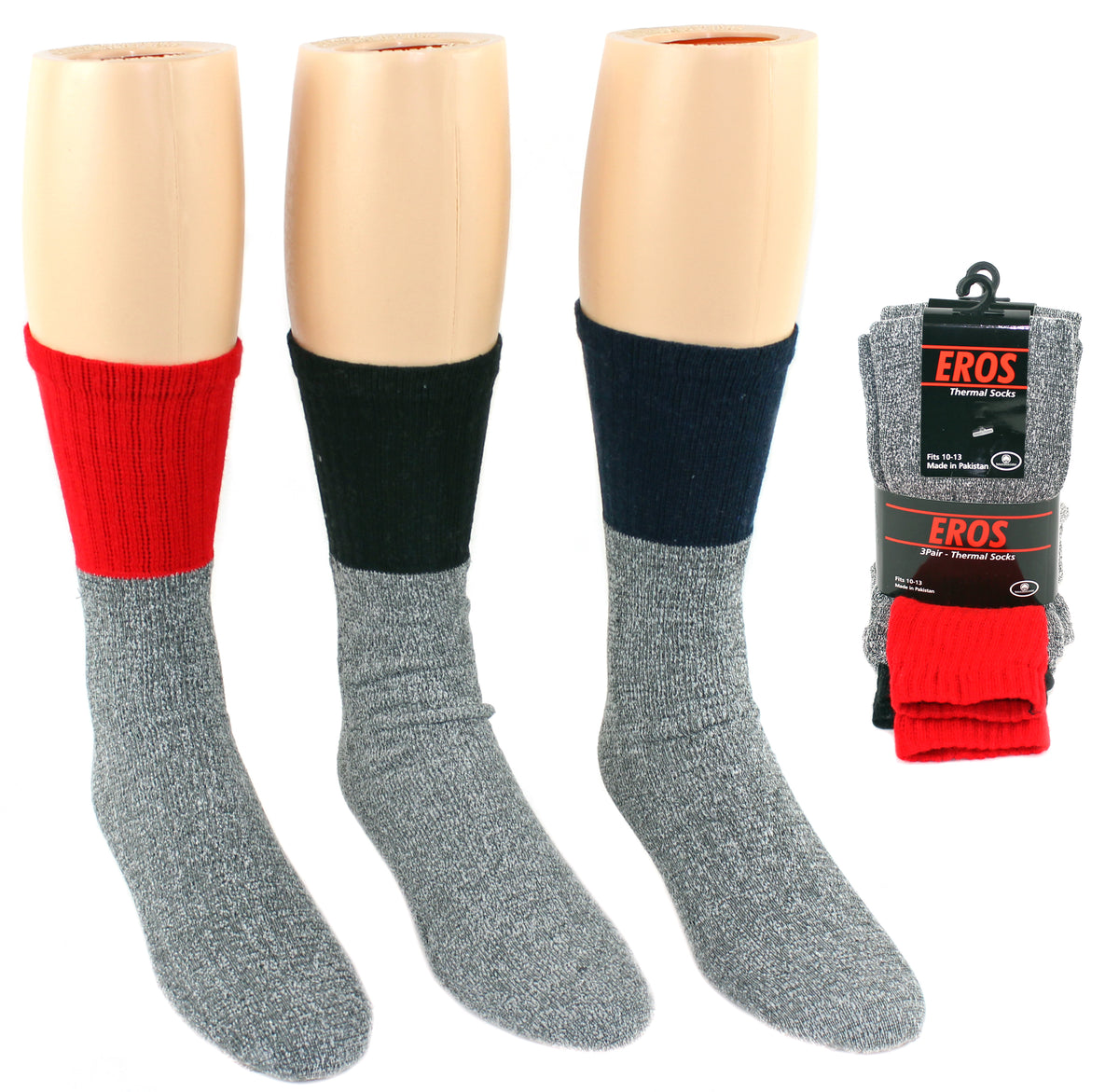 Men's Thermal Tube Boot Socks - Size 10-13