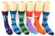 Men's Classic Crew Dress Socks - Monster Print - Size 10-13