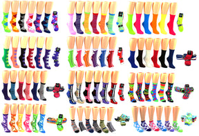 Women's & Children's Novelty Crew Socks Combo 