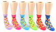 Toddler's Novelty Crew Socks - Emoji Print - Size 2-4