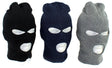 Men's 3-Hole Ski Masks - Black