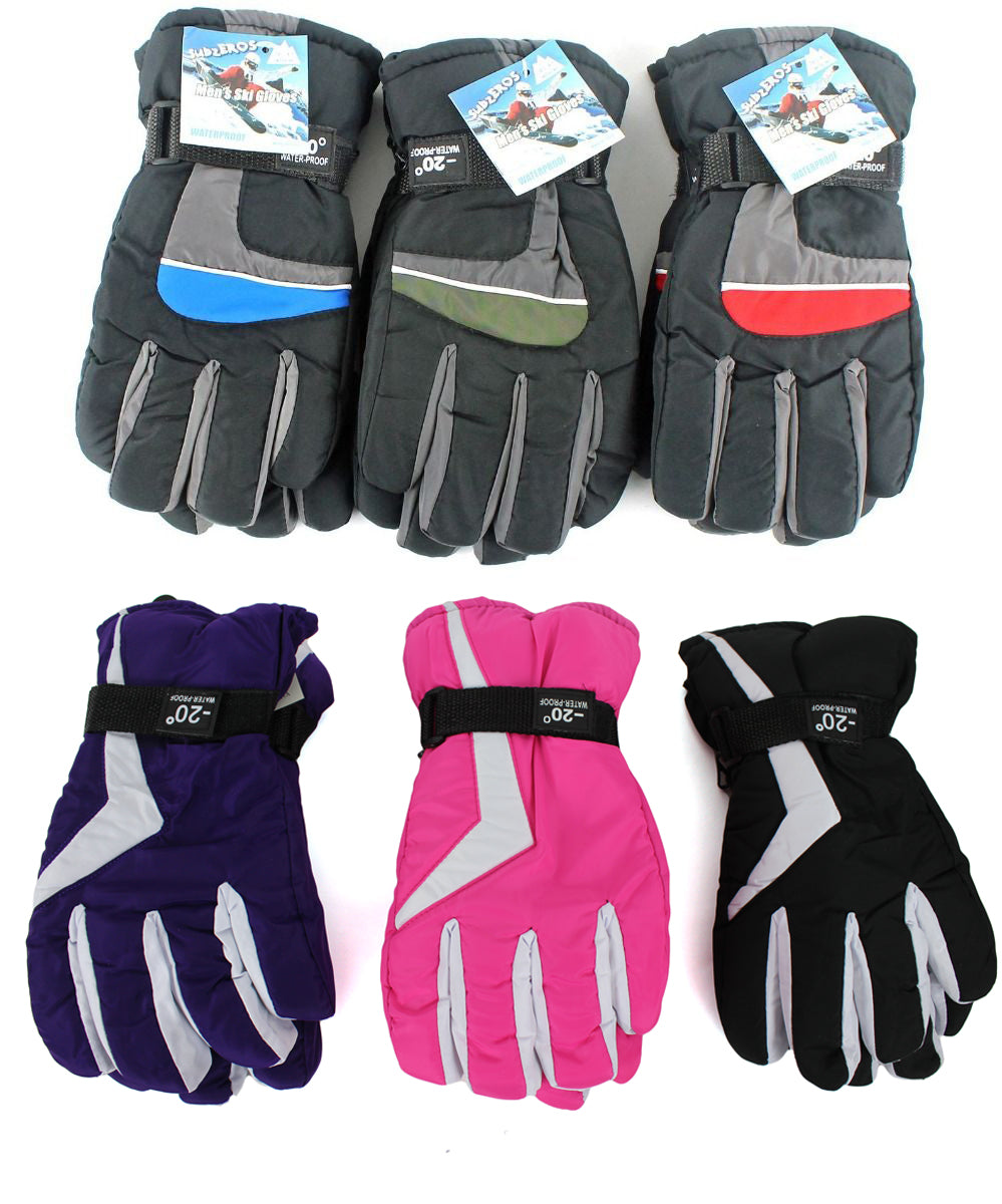 Men's & Women's Ski Gloves Combo Pack