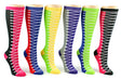 Women's Knee High Novelty Socks - Sneaker Print - Size 9-11