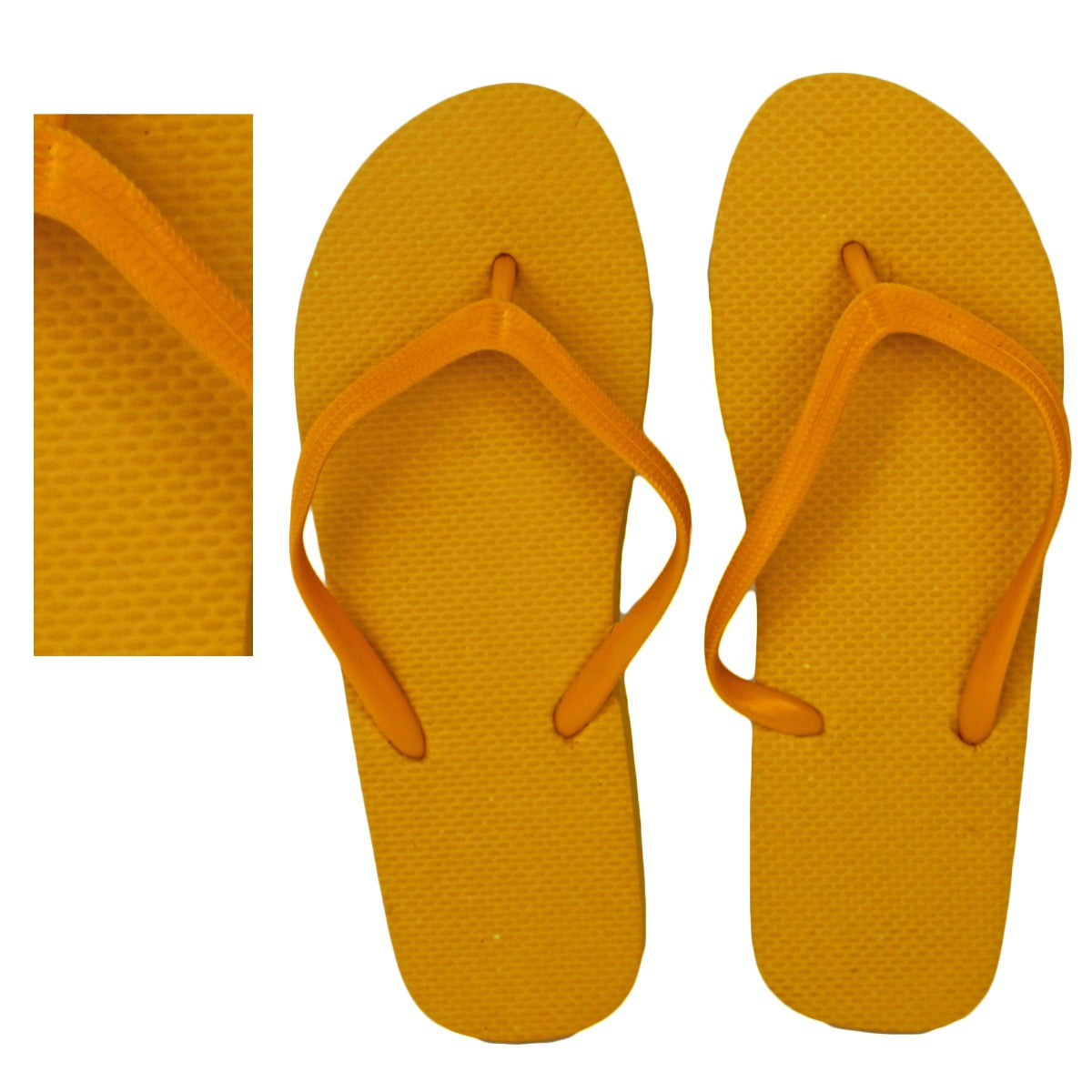 Women's Rustic Gold/Orange Flip Flops Closeout