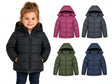 Toddler Girl's Insulated Winter Puffer Jackets w/ Fleece Lining & Detachable Hood - Sizes 2T-4T