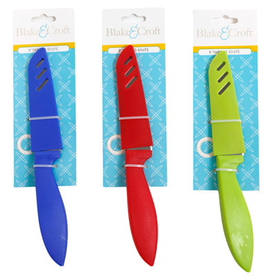 Paring Knife Soft Grip 8in 3asst Colors W/sheath B&c Tcd