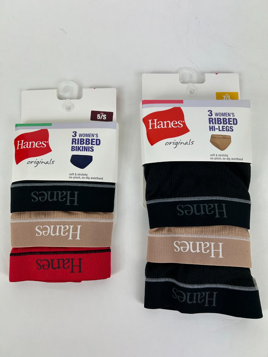 Hanes Women's Underwear - 3-Packs - Size 5 (Small)