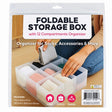 Foldable Storage Box with 12 Compartments Organizer
