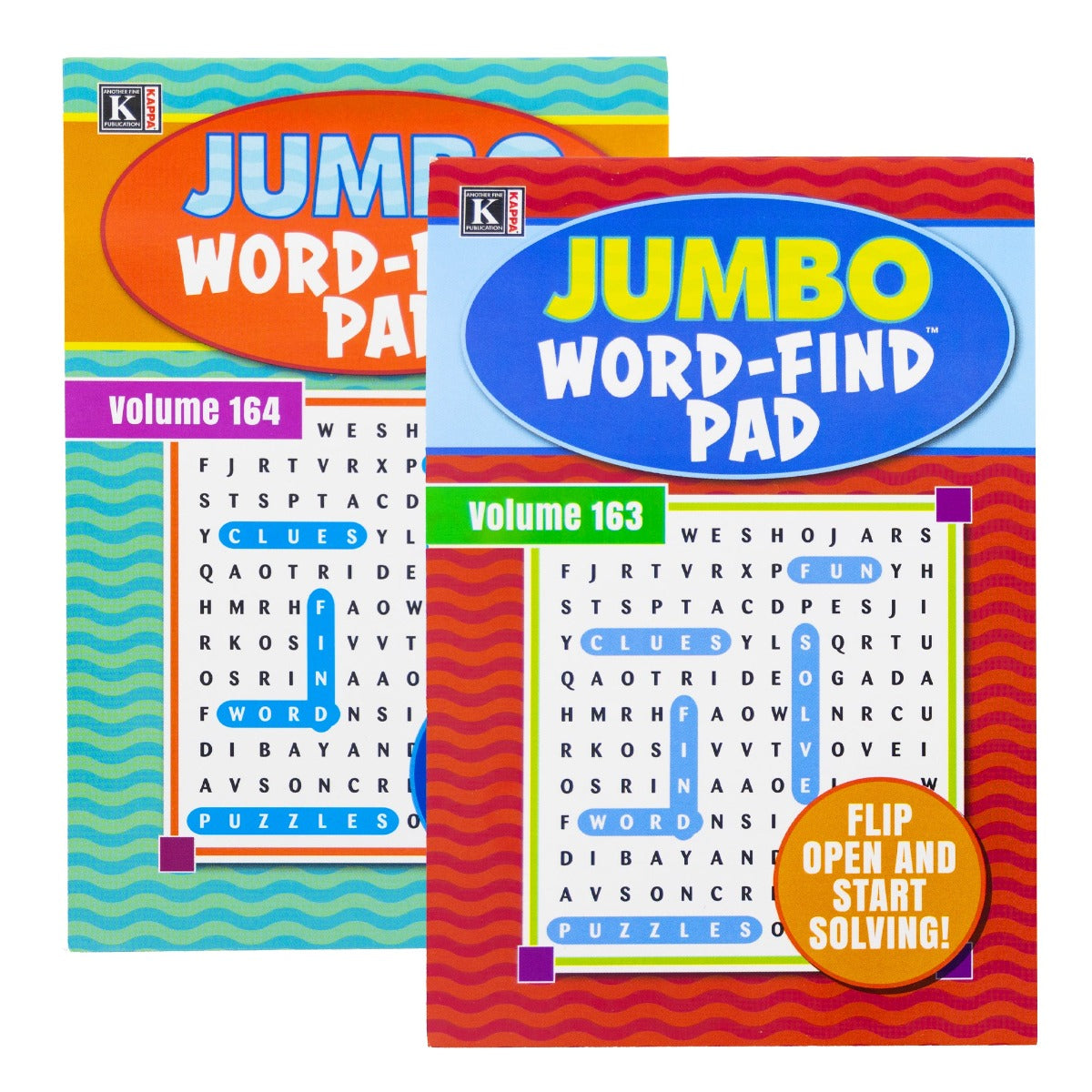 Kappa Jumbo Word Find Puzzle Pad - Digest Size
