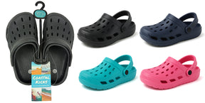 Coastal Kicks Boy's & Girl's Sport Clogs w/ Ventilated Upper