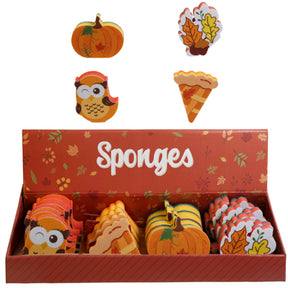 Kitchen Sponges Harvest 4 Ast Shapes /3 Layer/ 20pc Pdq / Ht