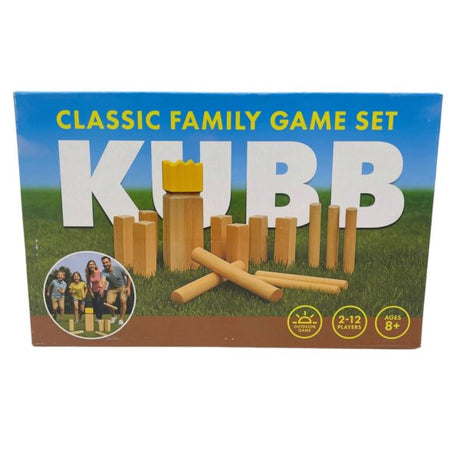 Wooden Kubb Classic Family Game Set