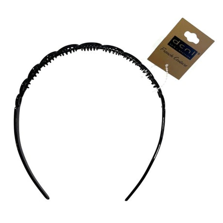 DCNL Fashionable Silver Plastic Headband
