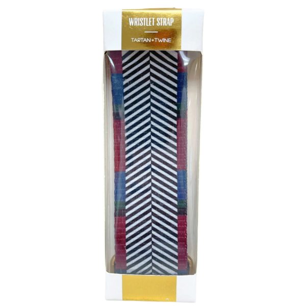 Tartan & Twine Color Block Wristlet Strap
