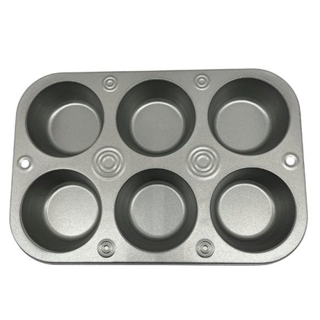 6-Cup Non-Stick Cupcake and Muffin Bakeware Pan