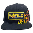 World Industries Flame Print Snapback Cap