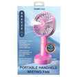 Acellories Portable Rechargeable Handheld Misting Fan in Pink