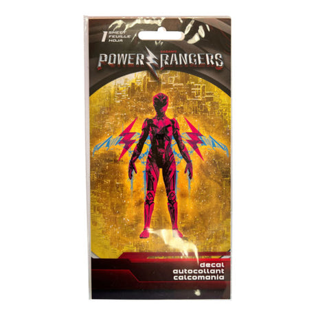 Power Rangers Pink Ranger 4"x 8" Adhesive Decal Sticker