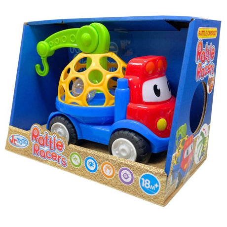 Hey Kiddo Rattle Racers Crane Truck