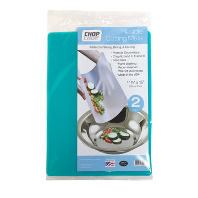 Cutting Mats 2pk Teal 11.5x15 Flexible