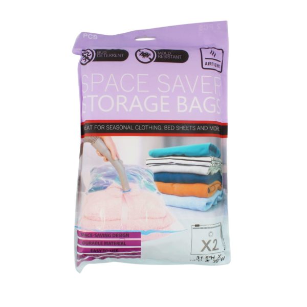 2 Pack Vacuum Space Saver Storage Bags