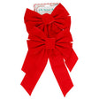 Bow Red Velvet 2pk 5loop 9in X 16in Christmas Tcd