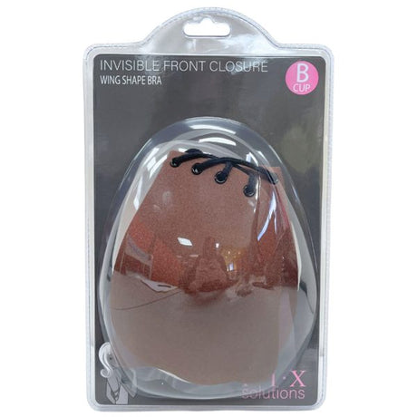 Wing Shaped Invisible Adhesive Bra in Coffee Color in Assorted Cup Sizes
