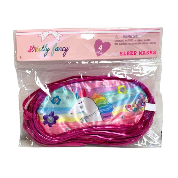 Strictly Fancy 4 Pack Unicorn Sleep Mask